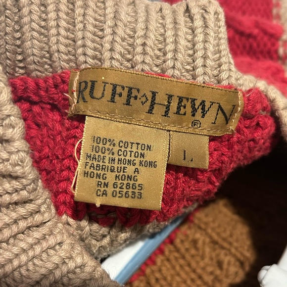 Ruff Hewn Striped Chunky Knit Sweater - Picture 2 of 8